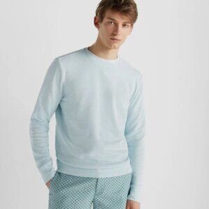 CLUB MONACO SUNKISSED CREW SWEATSHIRT TRICOT SIZE L